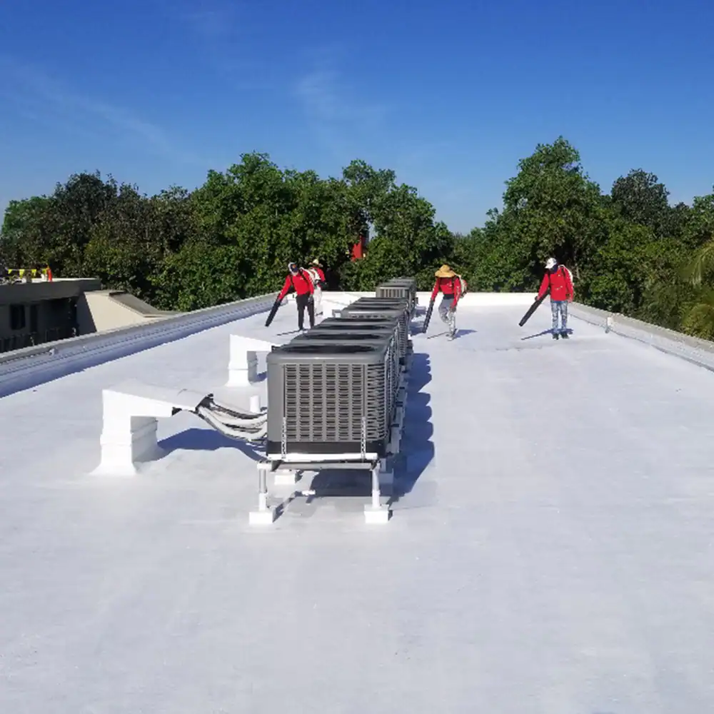 Liquid Applied Commercial Roof Coating by AnyWeather Roofing