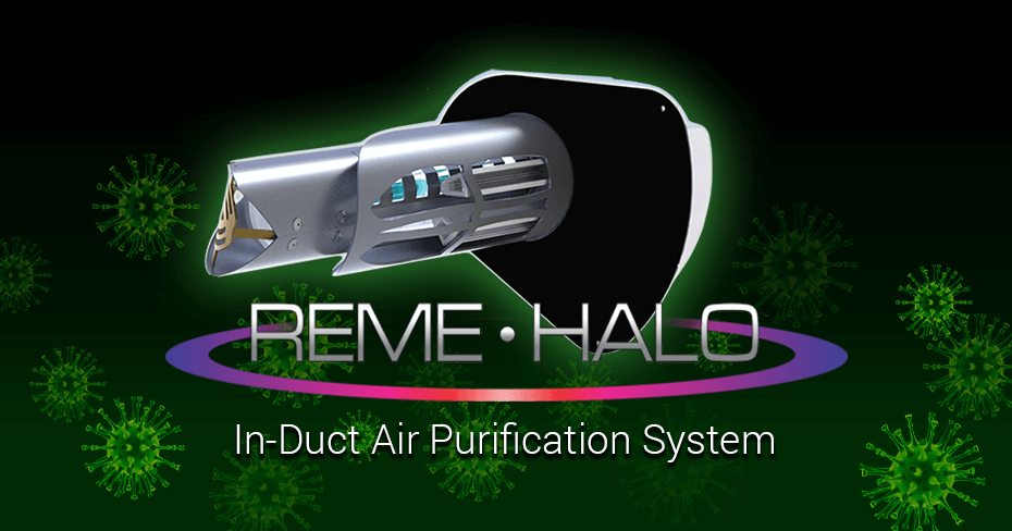 NKY UV In-duct air purifier installation, REME HALO Zero model